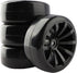 4PCS 12mm Hub Wheels, 1:10 63mm Hard Plastic RC Drift Cars Bald Tires for Traxxas HSP Tamiya HPI Kyosho Trucks