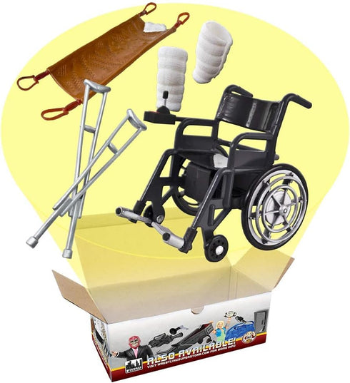 Hardcore Injury Accessory Set for Wrestling Action Figures