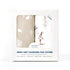 GRSSDER Stretch Ultra Soft Jersey Knit Changing Pad Cover Set 2 Pack, Stylish Watercolor Rabbit Pattern for Boys and