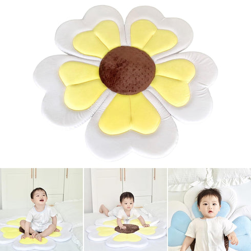 Gentle Baby Bath Support - Soft Slip Bath Pad for Newborns