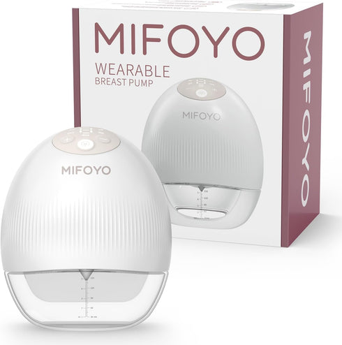 MIFOYO Breast Pump, Wearable Breastfeeding Pump, Electric Breast Pumping, Hands Free Breast Pump