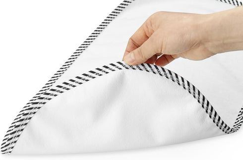 PandaEar 4 Pack Waterproof Changing Pad Liners, Soft Baby Diaper Underpads, 23.6" x 11.8"
