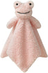 Baby Pink Frog Soft Stuffed Animal Security Blanket, Plush Frog Character Lovey Blanket for Newborn Infant Toddler