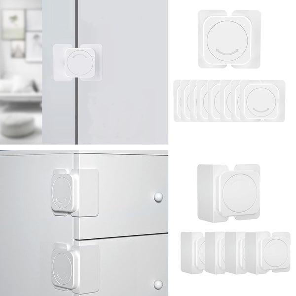 Cabinet Locks(12-Pack) for Babies, Kids and Toddlers Proofing Cabinet Child, safety Locks