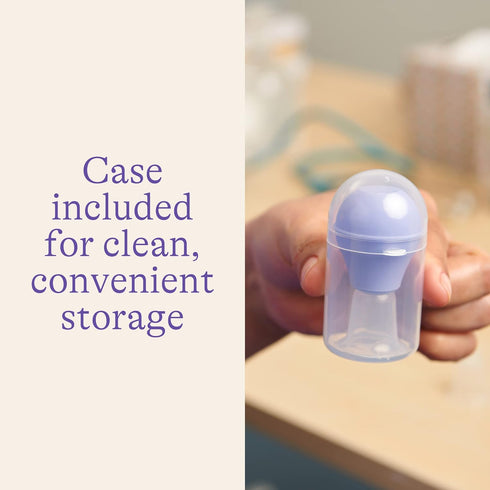 Lansinoh LatchAssist Nipple Everter for Breastfeeding, Includes 2 Flange Sizes (19mm & 24mm) with Protective Case