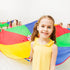 6ft Rainbow Play Parachute with Handles Toy