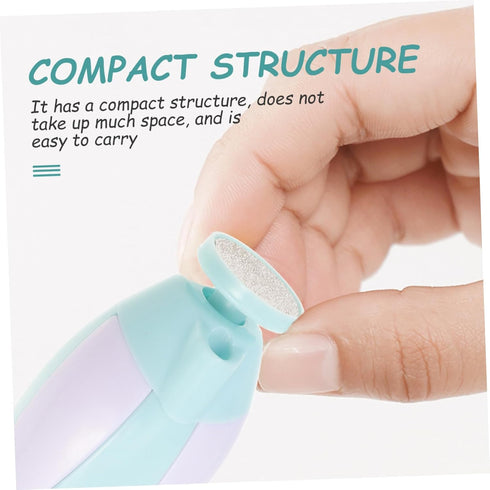 LIOOBO Trimmer Set 6 Electric Nail for Boys and Girls Multifunctional Baby Nail Polisher Safety Guard Rechargeable