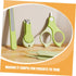 LOORGVEL Set Nail Clipper for Newborns and Infants Portable Green Nail Grooming Kit Travel-Friendly