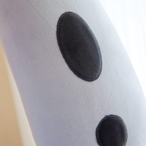 Long Gray Cat Plush Pillow Toy - Cute Cartoon Cat Stuffed Animal, Soft Long Body Pillow Gift for Kids (35.43in)