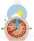 Janod Learn to Tell Time - Wooden Educational Teaching Clock for Ages 5+, J05076