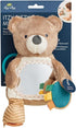 Tummy 0 Itzy Ritzy Sensory Time Toy Mirror - Features Crinkle & Jingle Sounds, Multiple Textures and Mirror