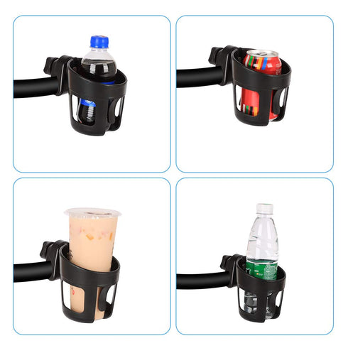 Upgraded Universal Baby Cup Holder, 360 Degrees Rotation for Stroller, Bicycle, Wheelchair, Walker, Trolleys