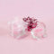 Lunaura 12 pcs Scented Baby Powder Pink Glass Baby Carriage Container Candles,