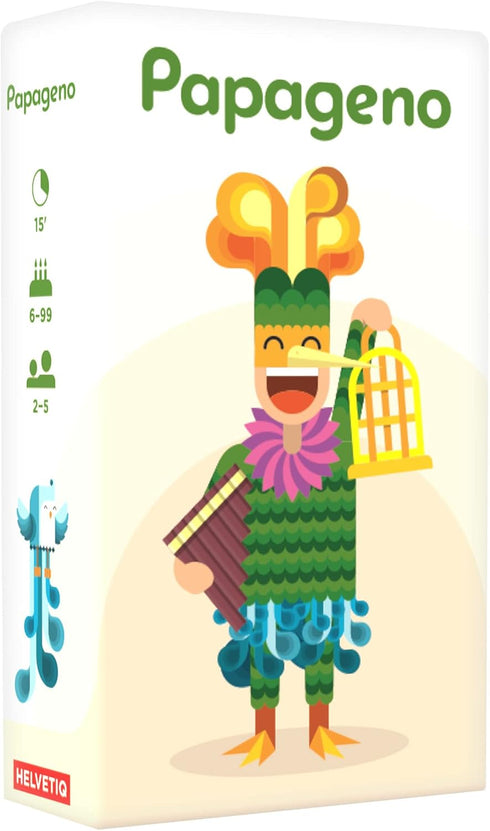 Papageno Card Game - Charming Bird Collection, Tactical Fun Strategy Game for Kids & Adults