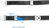 BOOTWO Pack 2 Heavy Duty Metal Anti Tip Straps - Adjustable Safety Furniture Wall Anchors for Baby Proofing Flat Screen
