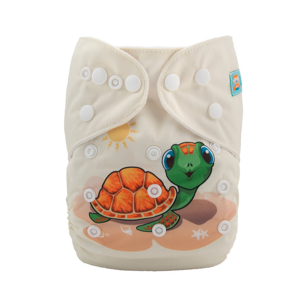ALVABABY Baby Cloth Diaper One Size Adjustable Washable Reusable for Baby Girls