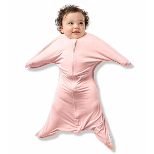 SleepingBaby Bamboo Zipadee-Zip Transition Swaddle - EverSoft Starfish Design Breathable Wearable Blanket
