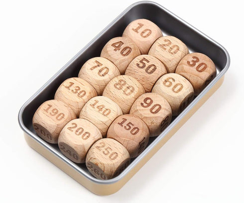 Damage Dices (Damage Counter Dices) for TCG Trading Card Game (Natural)