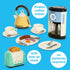 Casdon Morphy Richards Complete Kitchen Set, Toy Appliance Playset for Kids with Toaster, Coffee Maker, Kettle, Play
