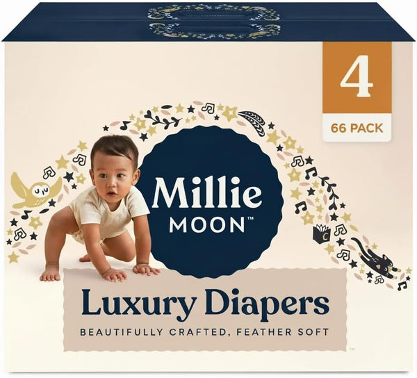 Generic Millie Moon Premium Luxury Diapers (4, 66, Count)
