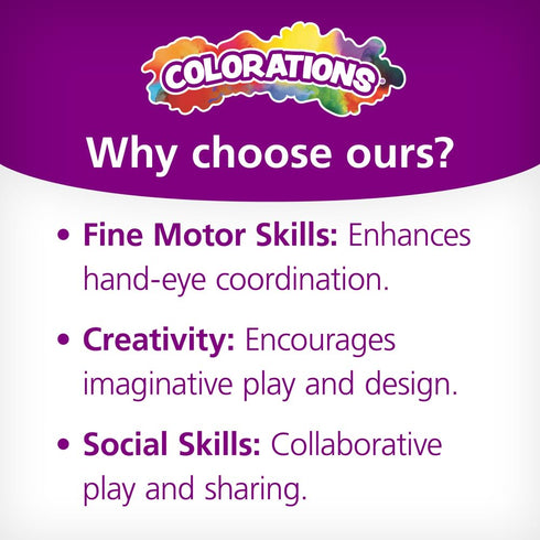 260 Colorations - BUILDME Creative Creatures Dough Builders (Includes pieces) - Dough & Molding Clay Accessories
