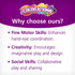 260 Colorations - BUILDME Creative Creatures Dough Builders (Includes pieces) - Dough & Molding Clay Accessories