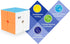 Qidi Speed Cube 2x2 - Stickerless Magic Cube 2x2x2 Puzzles Toys (50mm) - Educational Toy to Improve Concentration