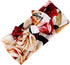 Set Galabloomer Baby Girl Newborn Receiving Blanket with Headband Baby Swaddle Nursery Swaddle Wrap with Card (Ivory