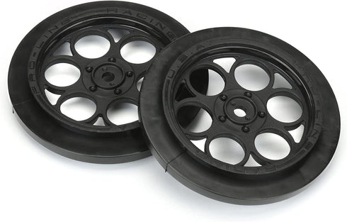 Pro-line Racing Showtime Front Runner 2.2/2.7 Blk FRNT Drag Wheels, PRO280303 RC Tire