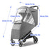 Tiiyee Stroller Rain Cover, Universal Baby Travel Weather Shield Waterproof Windproof Protection Breathable Protect