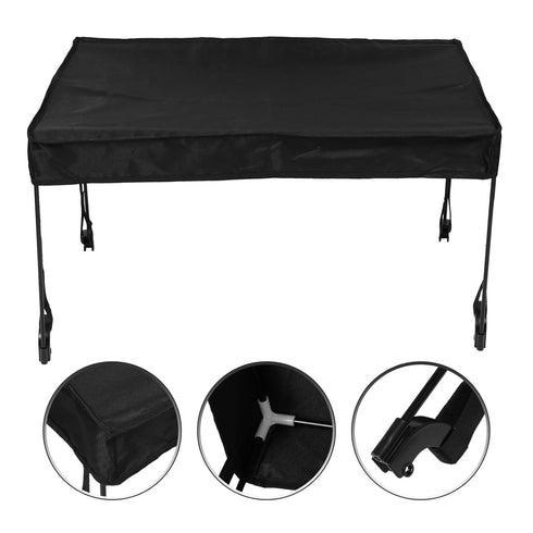 Setup Portable Folding Wagon Canopy Sunshade for Outdoor Activities Family-Friendly Utility Cart for Picnics Camping
