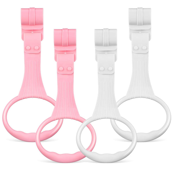 SAFIGLE 4 PCS Baby Pull up Rings, Baby Playpen Pull Rings, Toddler Walking Training Tools, Baby Accessories