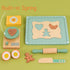 MIKNEKE Set, Set Wooden Cookie Bake Play Food Pretend Play Cookies and Baking for Toddlers, Montessori Play Kitchen