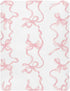 Jihqo Pack 39" 27" Watercolor Bows Crib Sheets for Boys Girls N Play Sheet Soft Breathable Mini Crib Sheets x