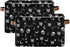 Storage Basket Bin with Skull Cat Moon Gothic Pattern, Collapsible Organizer Basket for Nursery Bedroom