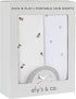 Ely's & Co. Patent Pending Waterproof Pack and Play Sheets, 100% Cotton