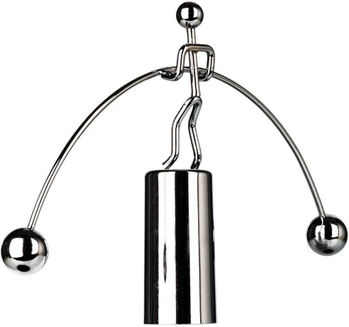 Sunnytech Mini Steel Kinetic Art Weightlifter Balance Toy, Decompressive Science Psychology Desk Decor WJ064