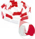 Hobby Fans 120 Pieces RC Car Racing Track Drift Field Fence for Mini RC Cars 1/14 1/16 1/18 1/24 1/28 (Red+White)