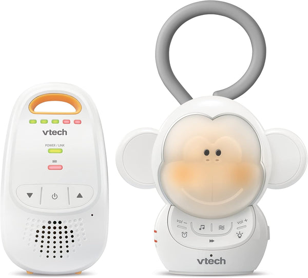 VTech DM1411 Audio Baby Monitor & Portable Soother Dual-Unit Rechargeable Battery, Long Range,
