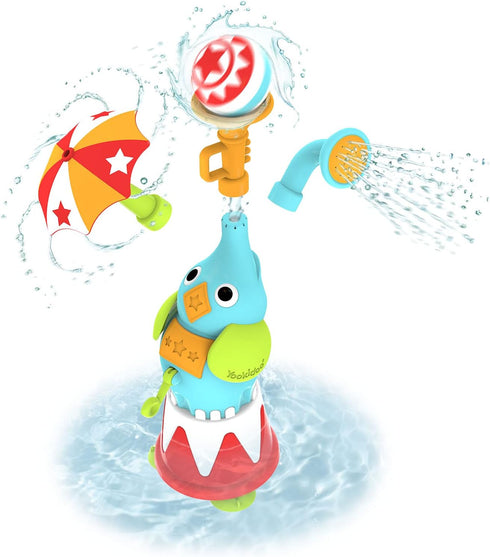 Yookidoo Baby Bath Elephant Sprayer Toy Set -EleFountain Sprinkler Water Show -