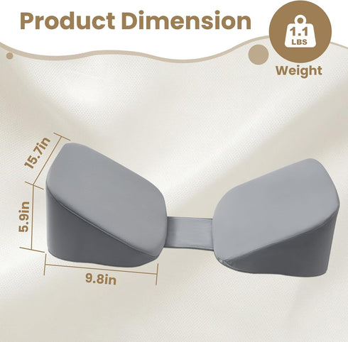 30Adjustable Pregnancy Pillow Portable Travel Maternity Pillow Wedge with Washable Cover, Relief Back, Belly & Hip