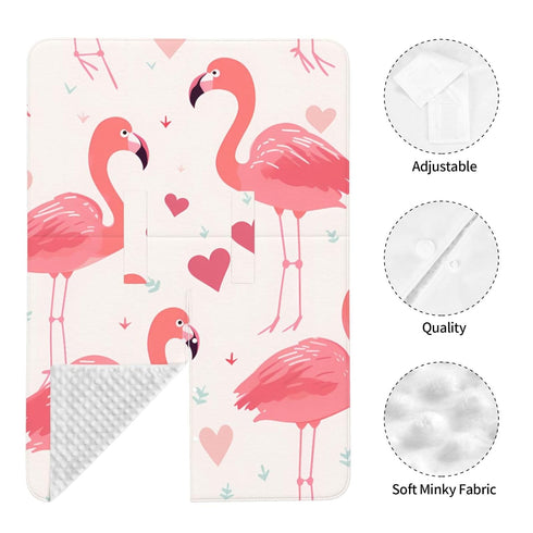 Zhbvncp Flamingo Sign Baby Car Seat Cover & Breastfeeding Nursing Cover - Breathable Stretch Fabric Multi-Use Nursing