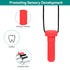 Chew Necklaces for Sensory Kids, 4 Pack Chewy Necklace for Autism, Silicone Teething Necklace for Adults