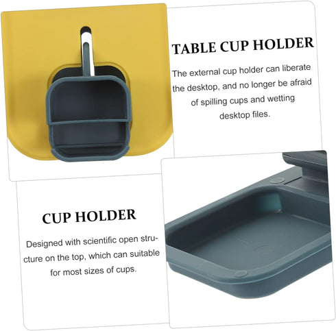 Ciieeo Holder for Desk Multi-use Table Side Stand Portable Clamp Design for Home Office and Classroom Easy to Install