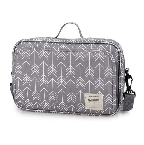 Multipurpose Waterproof Baby Diaper Bag - Stroller Organizer (Arrow Design)