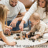 Wooden Building Blocks for Toddlers, Kids Stacking Blocks, 46 Pieces Assorted Shapes, Wooden Blocks for Kids 1-3