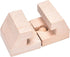 Haiabei 11 Pack Sets, Wooden Train Tracks Male-Female Bump Track, Crossing Bridge, Compatible with All Major Brands