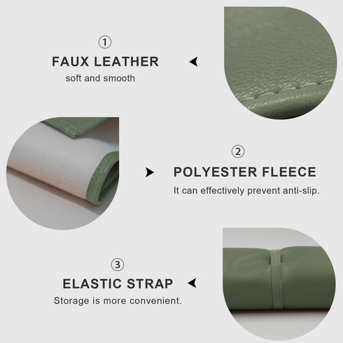 2 Pack (67-08) Wipeable Diaper Changing Pad for Baby, Portable Baby Changing Mat for Travel or Home, Foldable Mat Fits