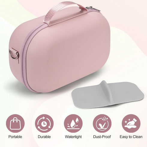 Momcozy/Willow/eufy/Security/Medela Wearable Breast Pump Bag for Hands-Free Breast Pumps, Hard Breast Pump Case