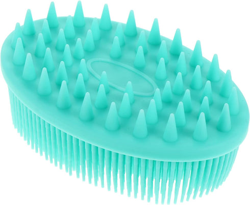 Baby Silicone Body Bath Brush Cradle Cap Brush, Soft Hair Massage Brush for Newborns, Toddlers, Kids